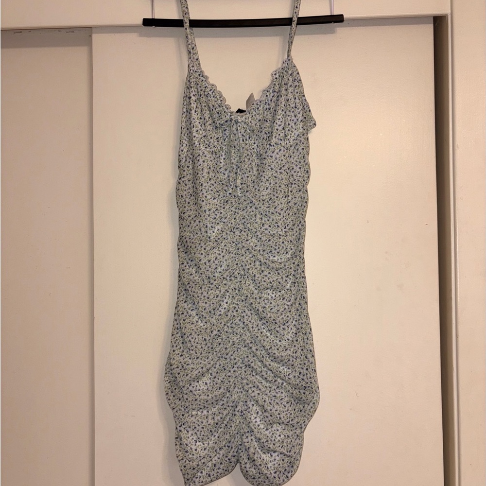 Floral Blue Dress